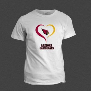 NFL Heart Favorite NFL Foot Ball Team Sport T-Shirt Your Favorite Team